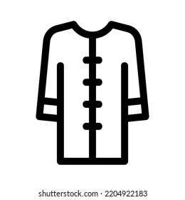 robe icon or logo isolated sign symbol vector illustration - high quality black style vector icons
