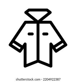 robe icon or logo isolated sign symbol vector illustration - high quality black style vector icons

