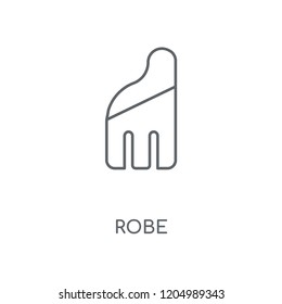 Robe linear icon. Robe concept stroke symbol design. Thin graphic elements vector illustration, outline pattern on a white background, eps 10.