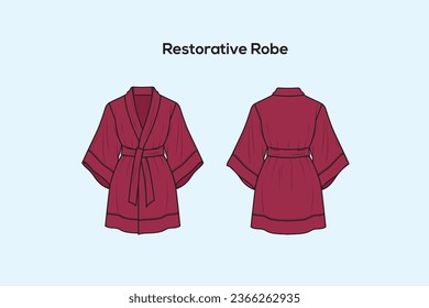 A robe is a loose-fitting outer garment. Unlike garments described as capes or cloaks,