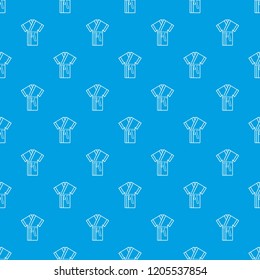 Robe pattern vector seamless blue repeat for any use