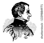 Robert Anderson 1805 to 1871 he was a U.S. army officer who defied the confederacy and upheld union honour in the first battle of the American civil war at fort Sumter in 1861 vintage 