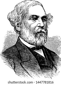 Robert E. Lee, vintage illustration