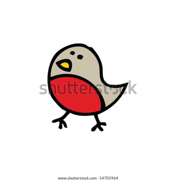 Robin Cartoon Stock Vector (Royalty Free) 54705964