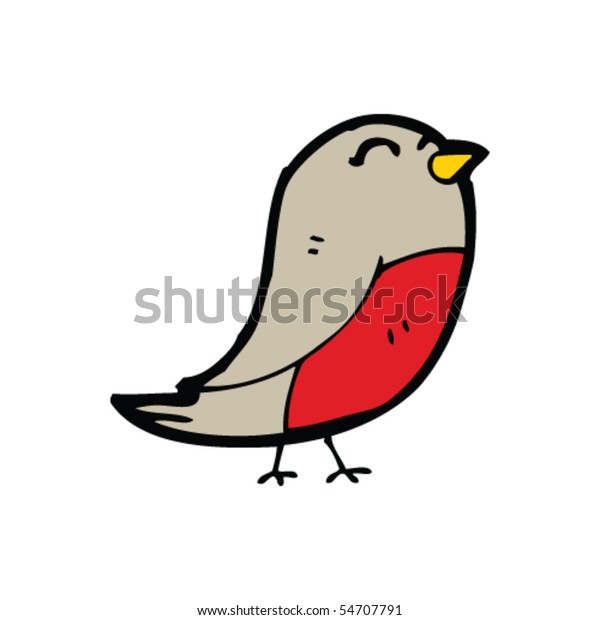 Robin Cartoon Stock Vector (Royalty Free) 54707791