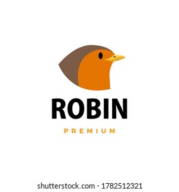 Robin Flat Logo Vector Icon Illustration