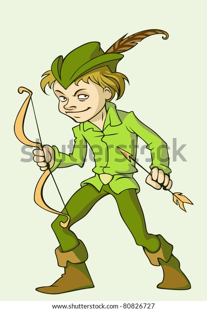 Robin Hood Stock Vector (Royalty Free) 80826727