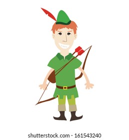 Robin hood smiling 