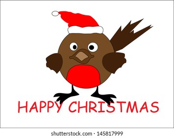 Robin Redbreast Illustration - VECTOR EPS10