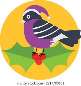 Robin Vector Icon which is suitable for commercial work and easily modify or edit it
