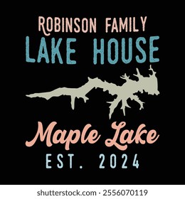 Robinson family lake house maple lake Est. 2024