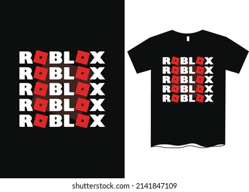 Roblox Player T-Shirt Design, Roblox T-shirts