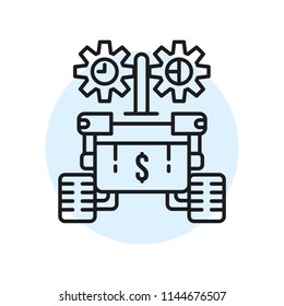 Robo Advisor Modern Simple UI Vector Icon