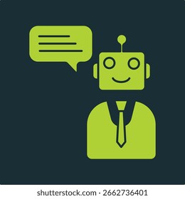 Robo conselheiros moda vetor útil ilustração design bom colorido fundo verde.eps