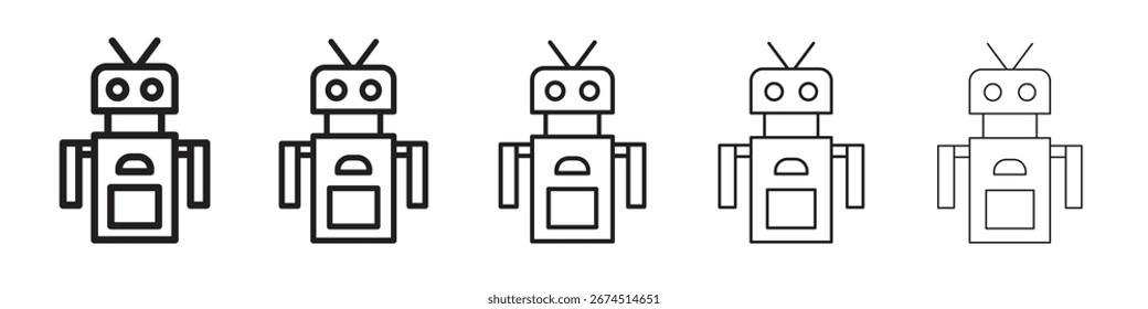 Robo icono de diseño, logotipo, App, interfaz de usuario. Ilustración vectorial, EPS