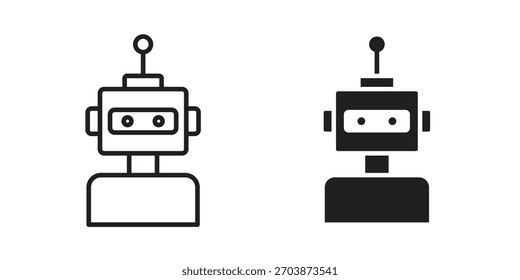 Ícone Robo para web design, aplicativos móveis
