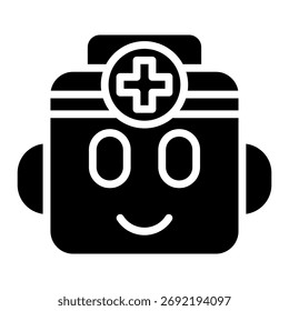 Elemento de icono de Robo Medic para diseño