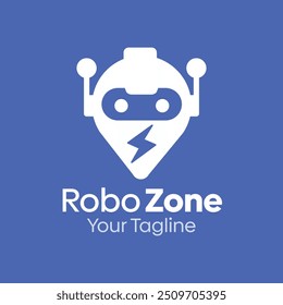Design-Vorlage für Robo-Zone-Logo. Gut für Unternehmen, Agentur, Gemeinschaft und Organisation