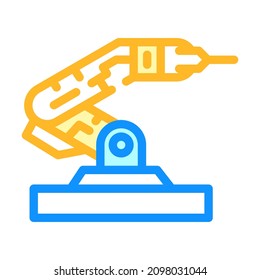 robohand technology color icon vector. robohand technology sign. isolated symbol illustration