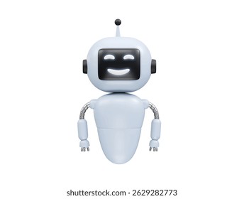 Robot 3D Icon illustration render. Robotics hand icon illustration render.