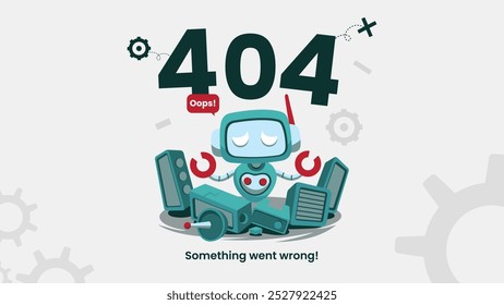 Robot 404 Page Not Found