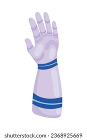 robot ai technology arm isolated icon