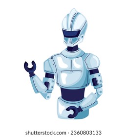 robot ai technology cybernetic icon isolated