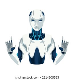 robot ai technology futuristic character