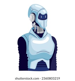 robot ai technology icon isolated