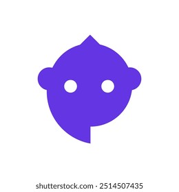robot alphabet c m logo vector eps