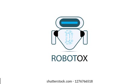 Robot android icon Logo modern design