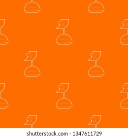 Robot antenna pattern vector orange for any web design best