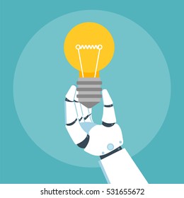 Robot arm hold bulb