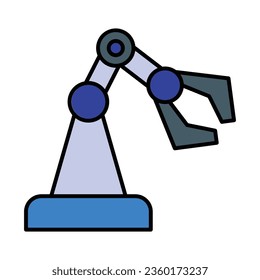 Robot Arm Icon Design For Personal And Commercial Use