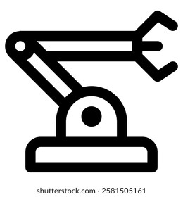 Robot Arm Icon for Education Learn Study