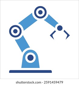 Robot Arm Icon Element For Design