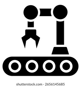 Robot Arm Icon Element For Design