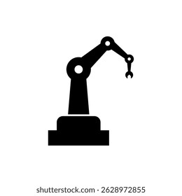 robot arm icon, modern vector isolated on white background.
