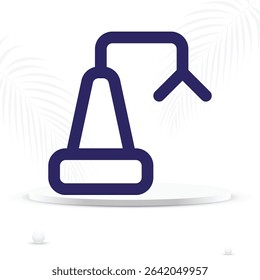 Robot arm icon symbolizing advanced industrial automation and robotics technology