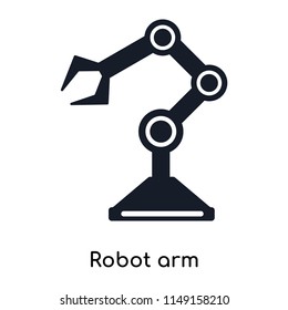 Robot Arm Icon Vector Isolated On White Background For Your Web And Mobile App Design, Robot Arm Logo Concept