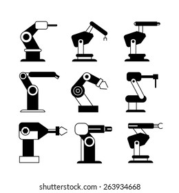 robot arm icons