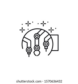 Robot arm, medical icon. Element of Robotic icon.