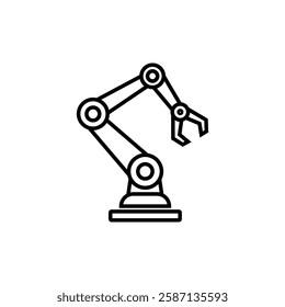 Robot arm outline icon png