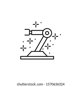 Robot arm, take icon. Element of Robotic icon.