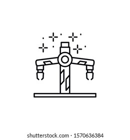 Robot arm, technology icon. Element of Robotic icon.