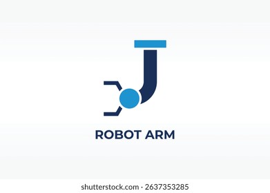 ROBOT ARM vector, icon or logo sign isolated symbol illustration