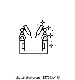 Robot arms, surgery icon. Element of Robotic icon.