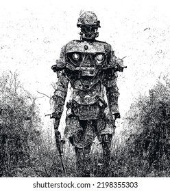 Robot. Inteligencia artificial. Fantásticos prototipos en el entorno militar. EPS8.