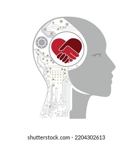 robot, artificial intelligence, vector artwork