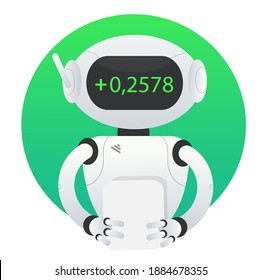 Robot assistant, bot, artificial intelligence scans documents, online accounting, automatic accounting, online tax